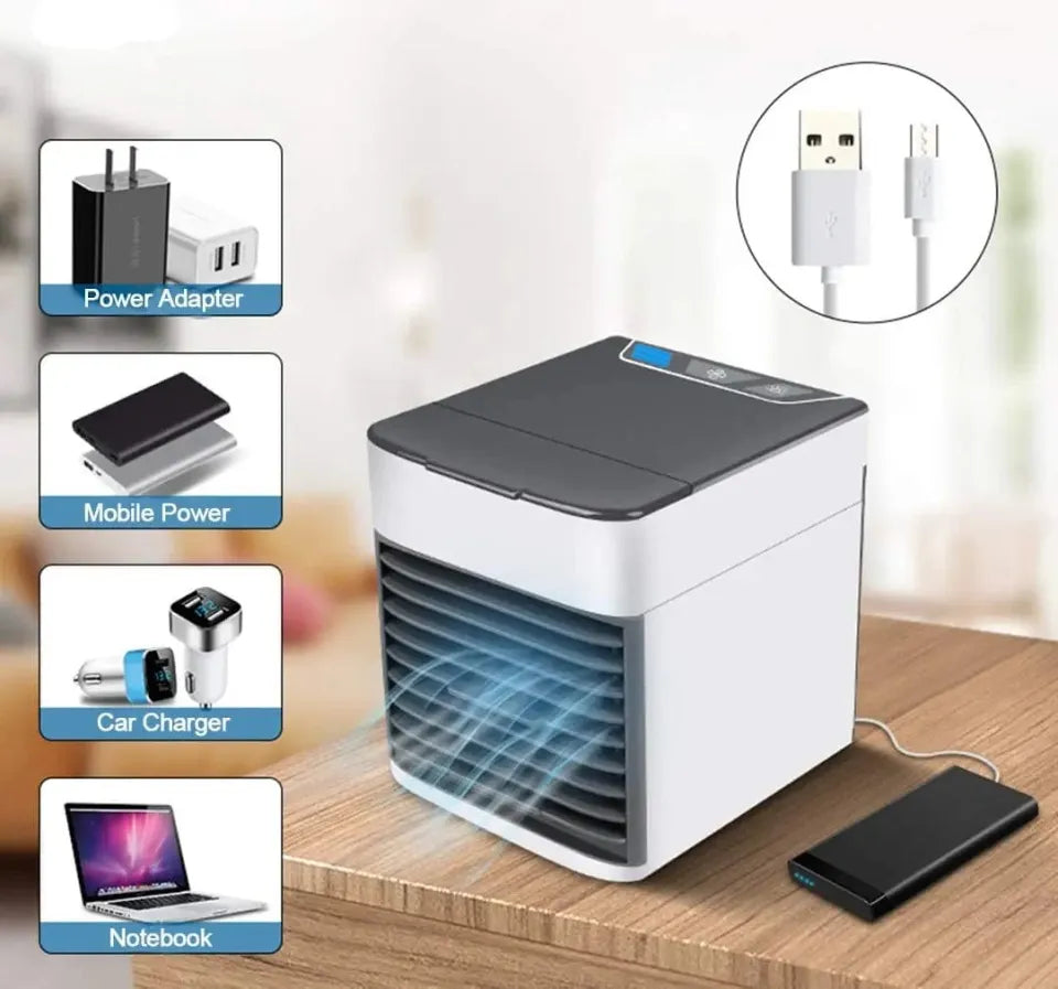 Air Ultra Air Cooler – Portable Mini AC Fan Personal Space Cooler with Humidifier