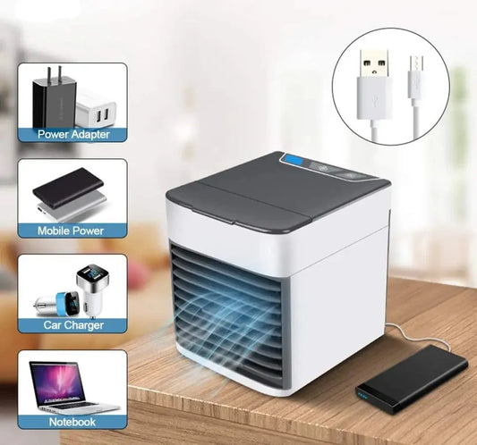Air Ultra Air Cooler – Portable Mini AC Fan Personal Space Cooler with Humidifier
