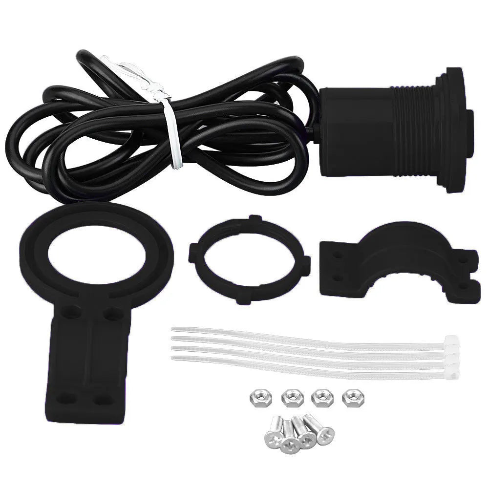 Waterproof Motorcycle Handlebar USB Charger 12V 5V-1.5A Moto Adapter Power Supply Socket For Phone Mobile Motorbike Accessories