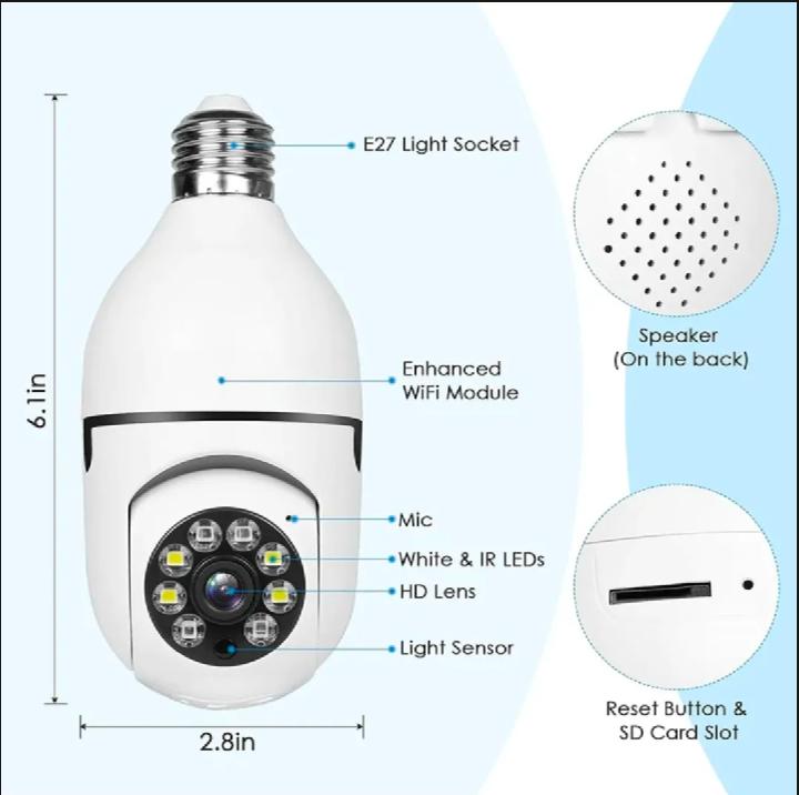 WiFi Panorama Bulb Camera