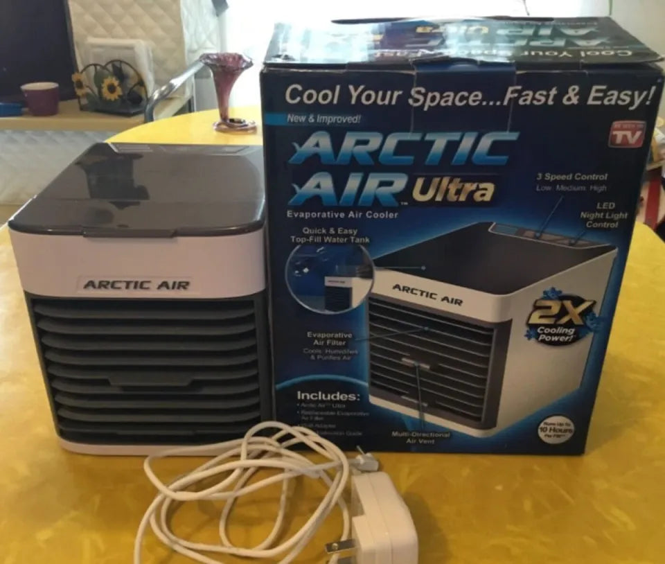 Air Ultra Air Cooler – Portable Mini AC Fan Personal Space Cooler with Humidifier